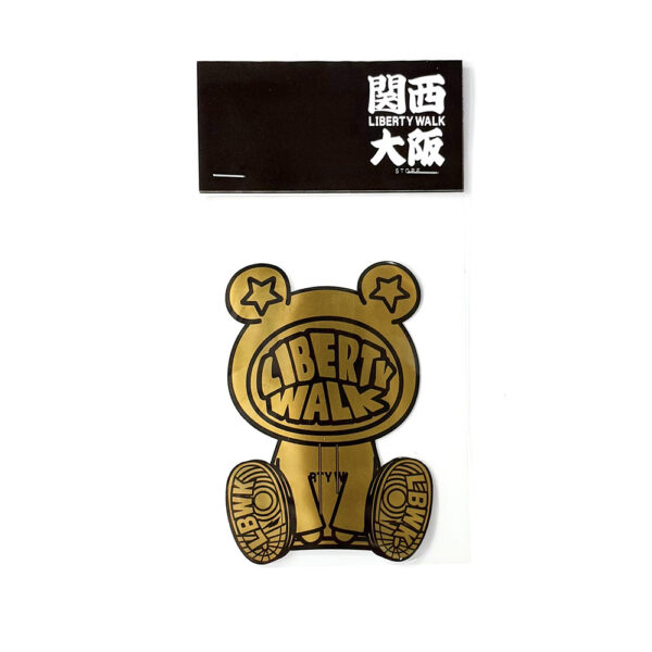 LIBERTYWALK OSAKA 1st limited KUMA Sticker Gold